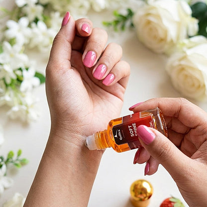 Soft Shine Attar by Qaffra – Long Lasting Berry Floral Perfume Oil | Premium Quality | Crafted In Kannauj